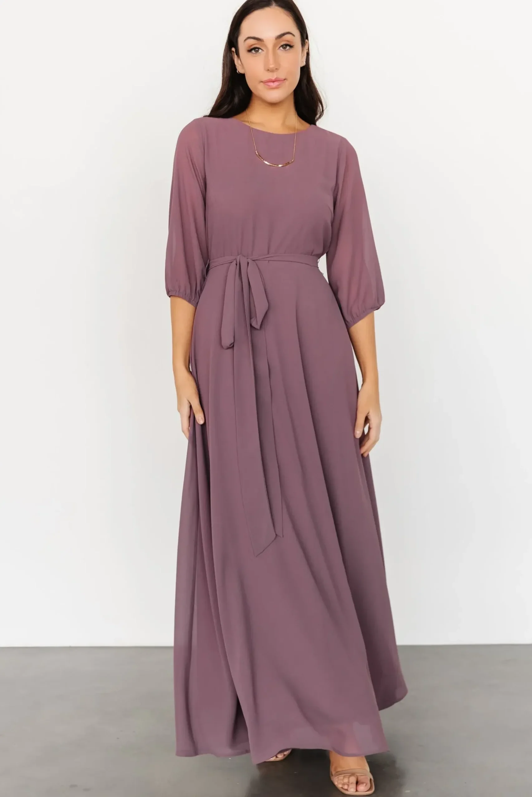 Baltic Born DRESSES|maxi dresses|Rebecca Maxi Dress | Vintage Plum