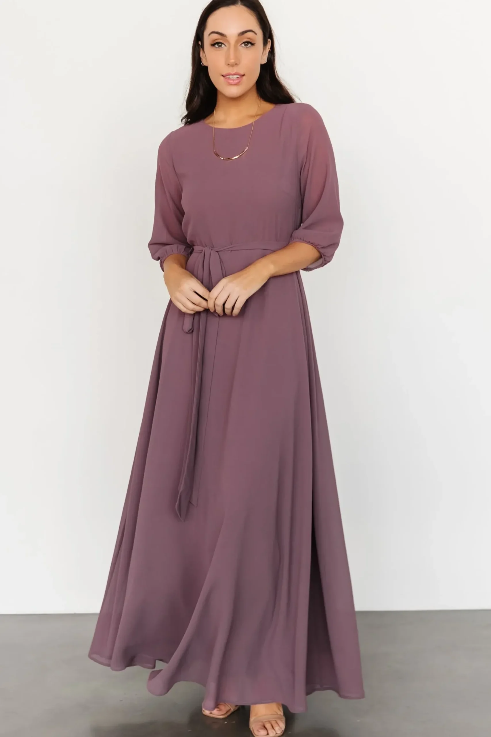 Baltic Born DRESSES|maxi dresses|Rebecca Maxi Dress | Vintage Plum