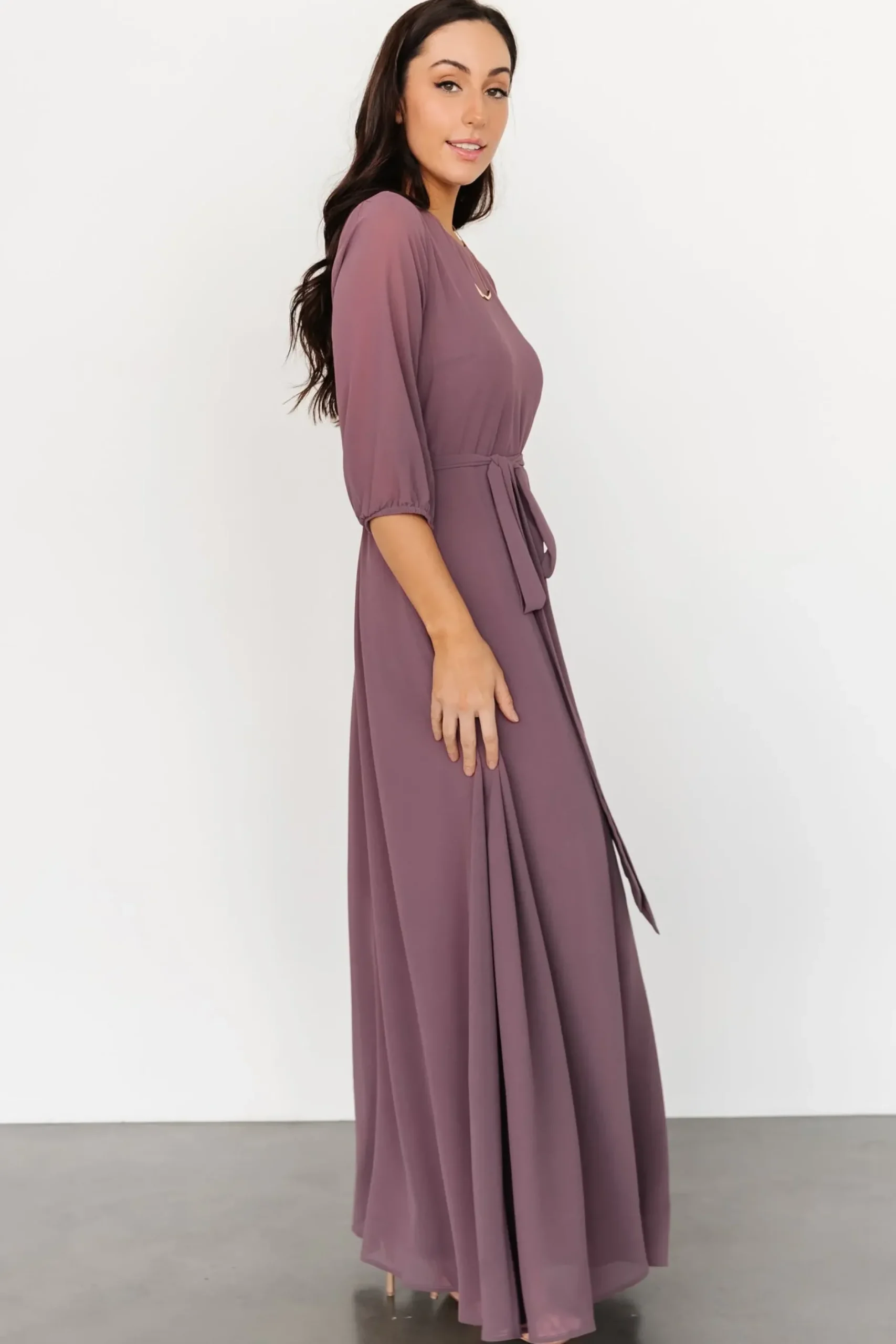 Baltic Born DRESSES|maxi dresses|Rebecca Maxi Dress | Vintage Plum