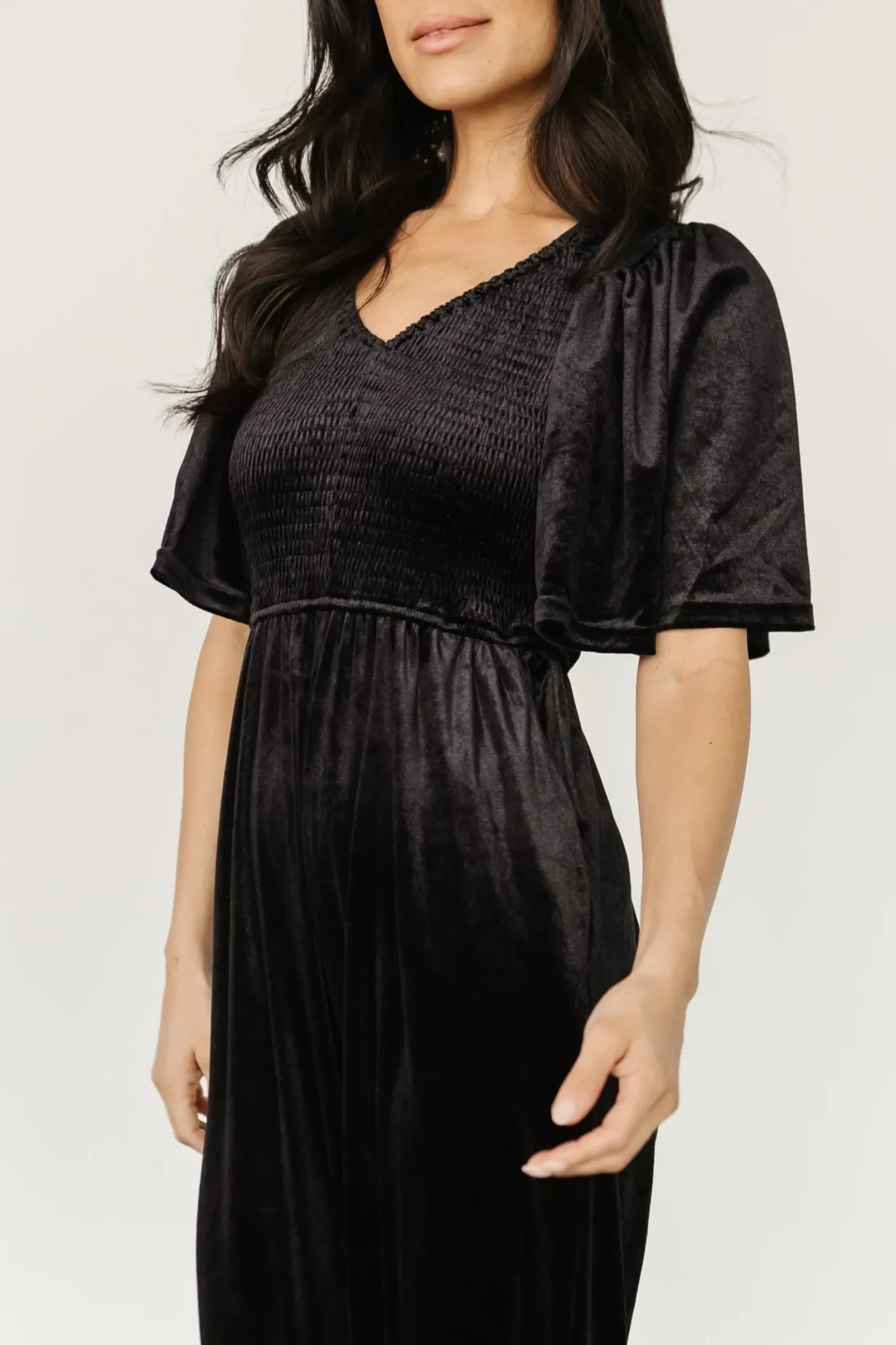 Baltic Born SALE|Regent Velvet Jumpsuit | Black