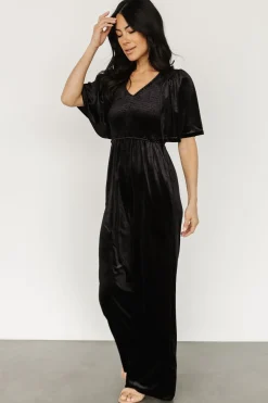 Baltic Born SALE|Regent Velvet Jumpsuit | Black