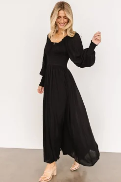 Baltic Born maxi dresses|Renata Dot Maxi Dress | Black