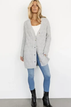 Baltic Born cardigans|Richey Cable Knit Cardigan | Taupe