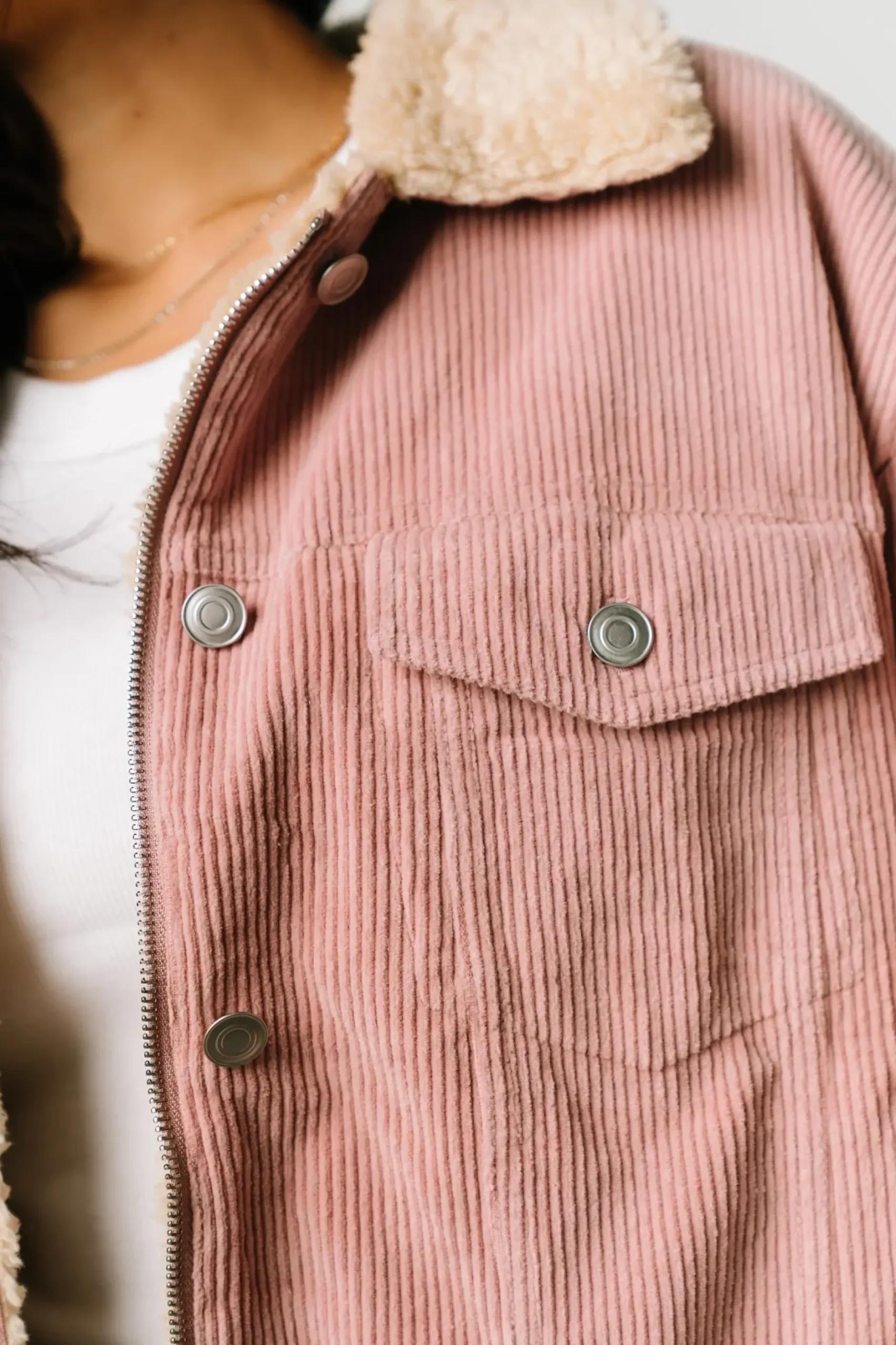 Baltic Born outerwear|Ridley Corduroy Jacket | Pink