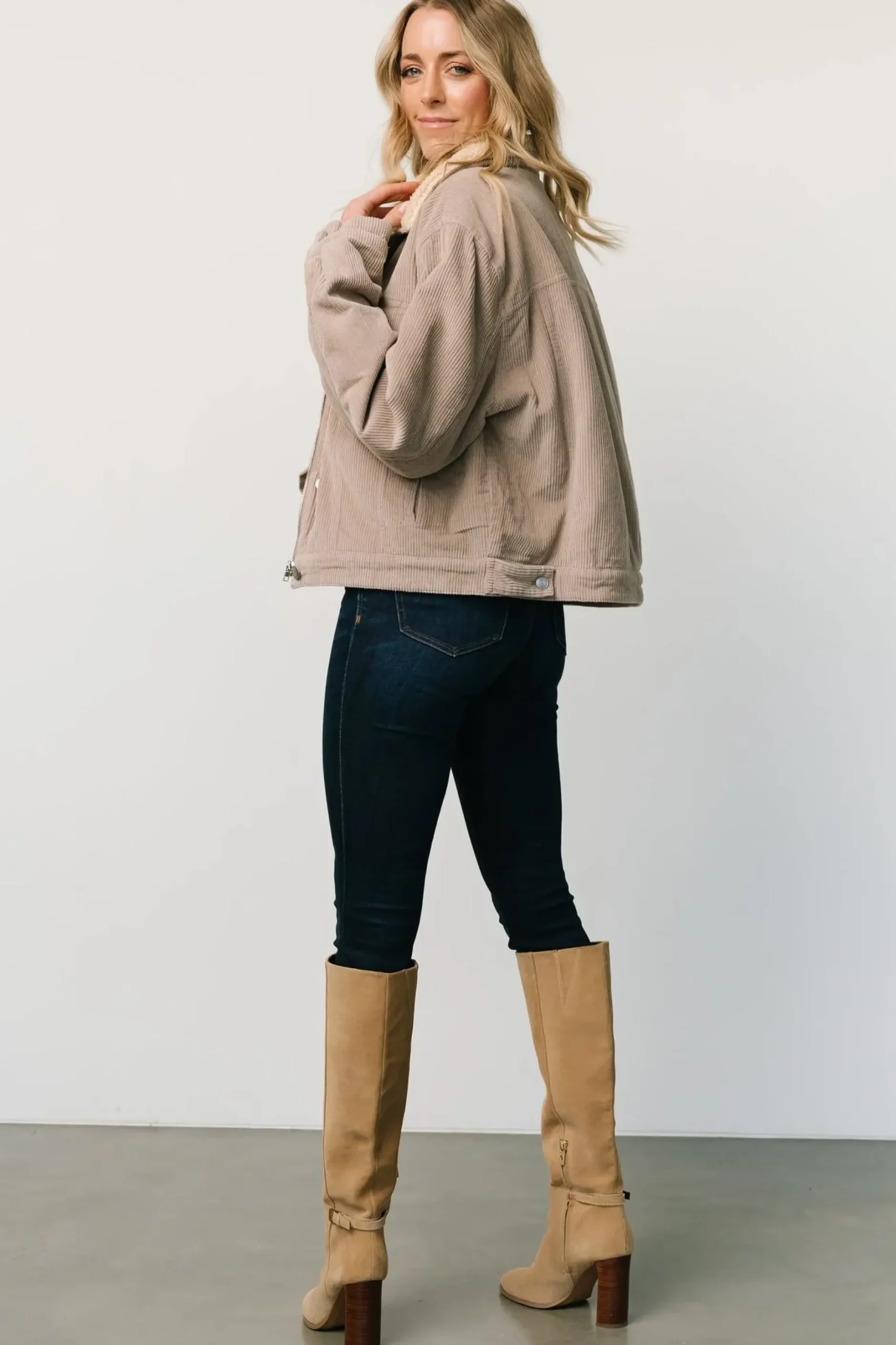 Baltic Born outerwear|Ridley Corduroy Jacket | Taupe