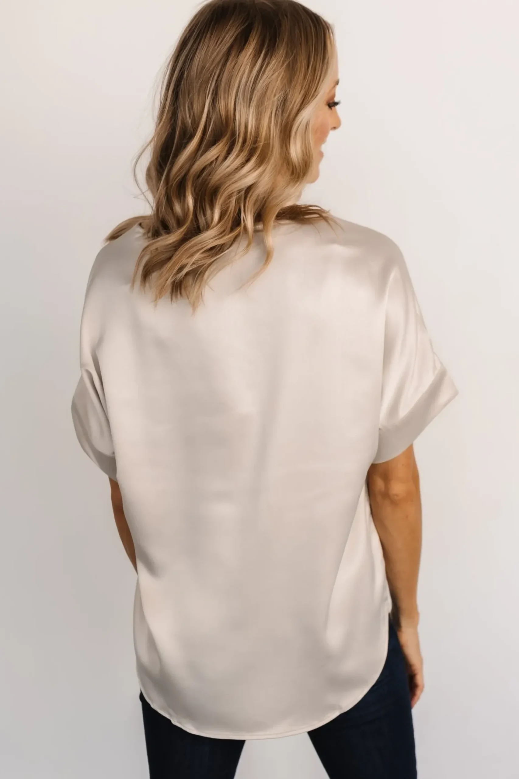 Baltic Born COMING SOON|Rory Satin Top | Pearl