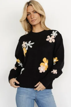 Baltic Born COMING SOON|Roxy Sweater | Black Flower