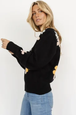 Baltic Born COMING SOON|Roxy Sweater | Black Flower