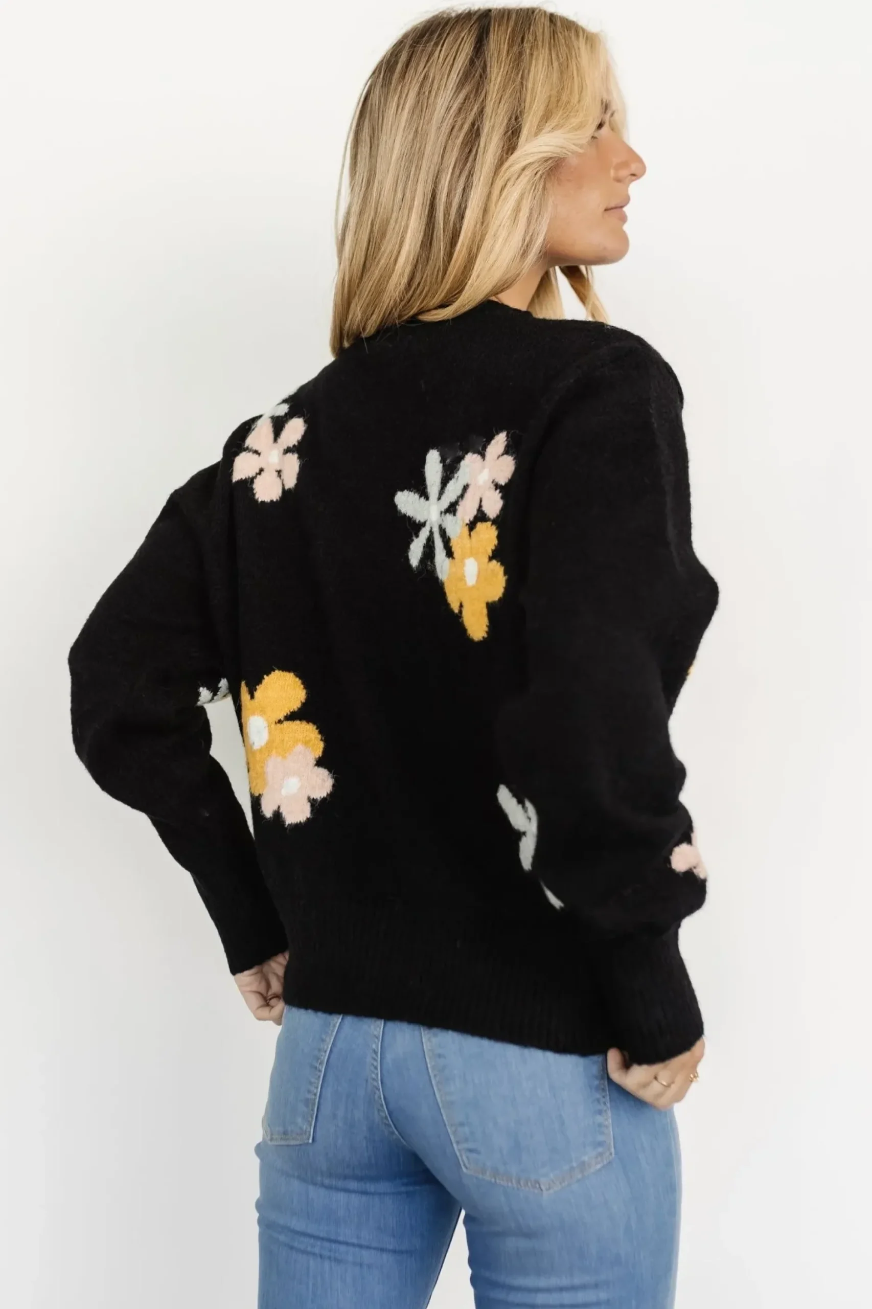 Baltic Born COMING SOON|Roxy Sweater | Black Flower