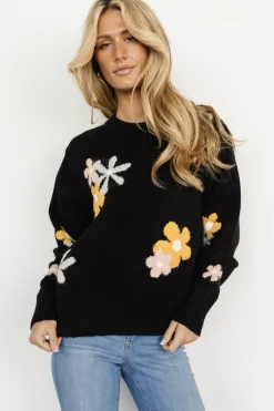 Baltic Born COMING SOON|Roxy Sweater | Black Flower