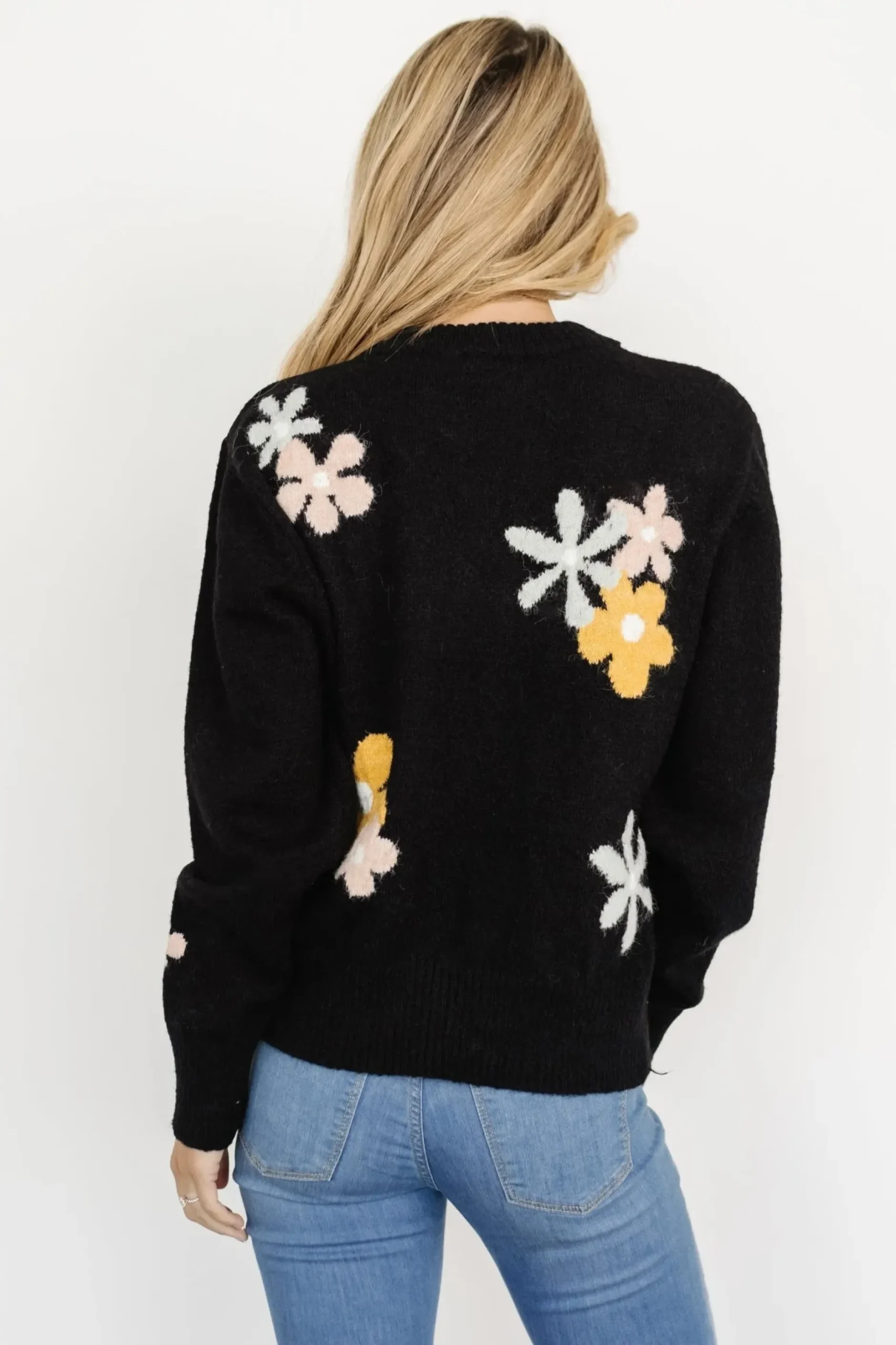 Baltic Born COMING SOON|Roxy Sweater | Black Flower