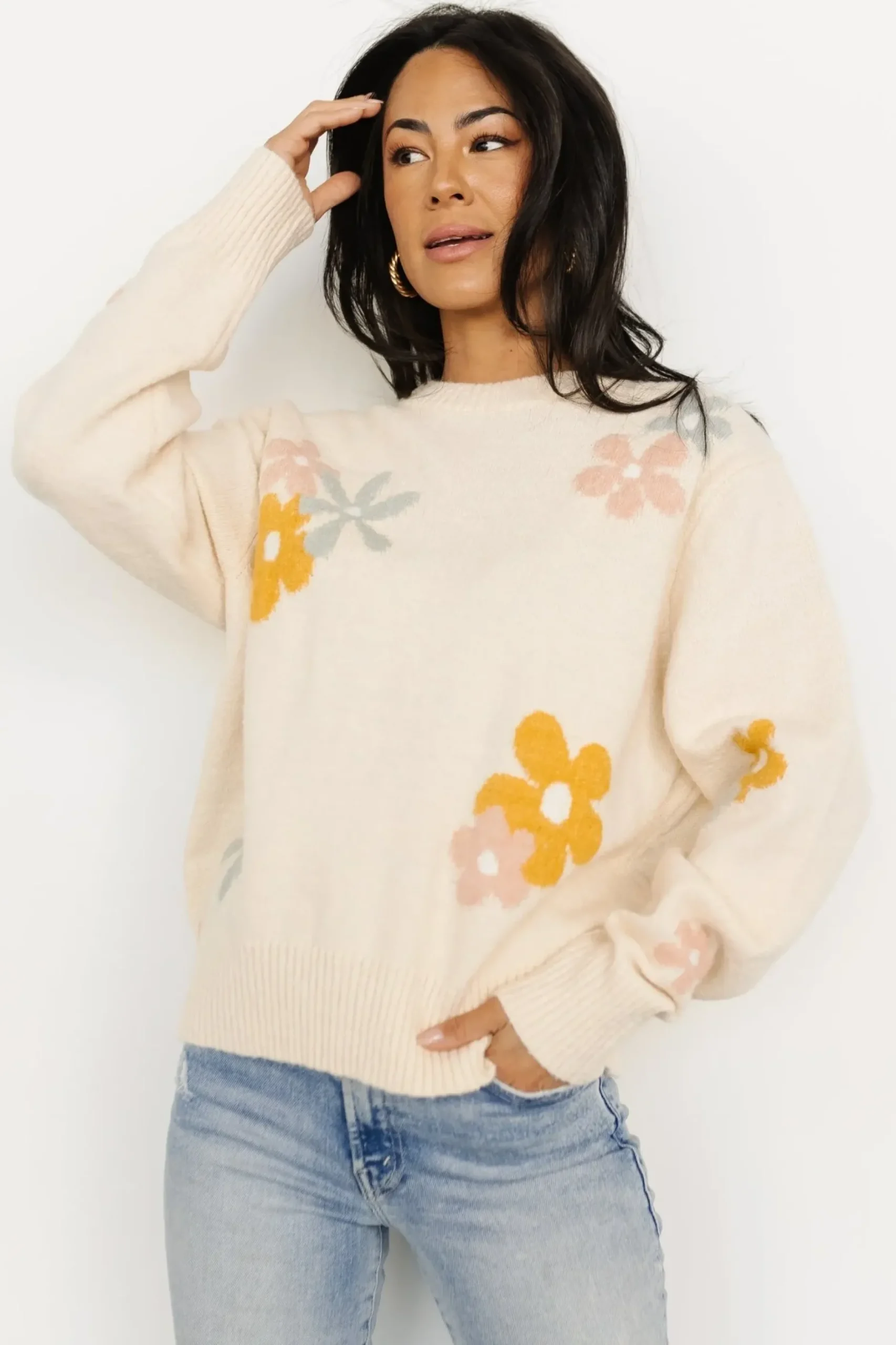 Baltic Born COMING SOON|Roxy Sweater | Black Flower