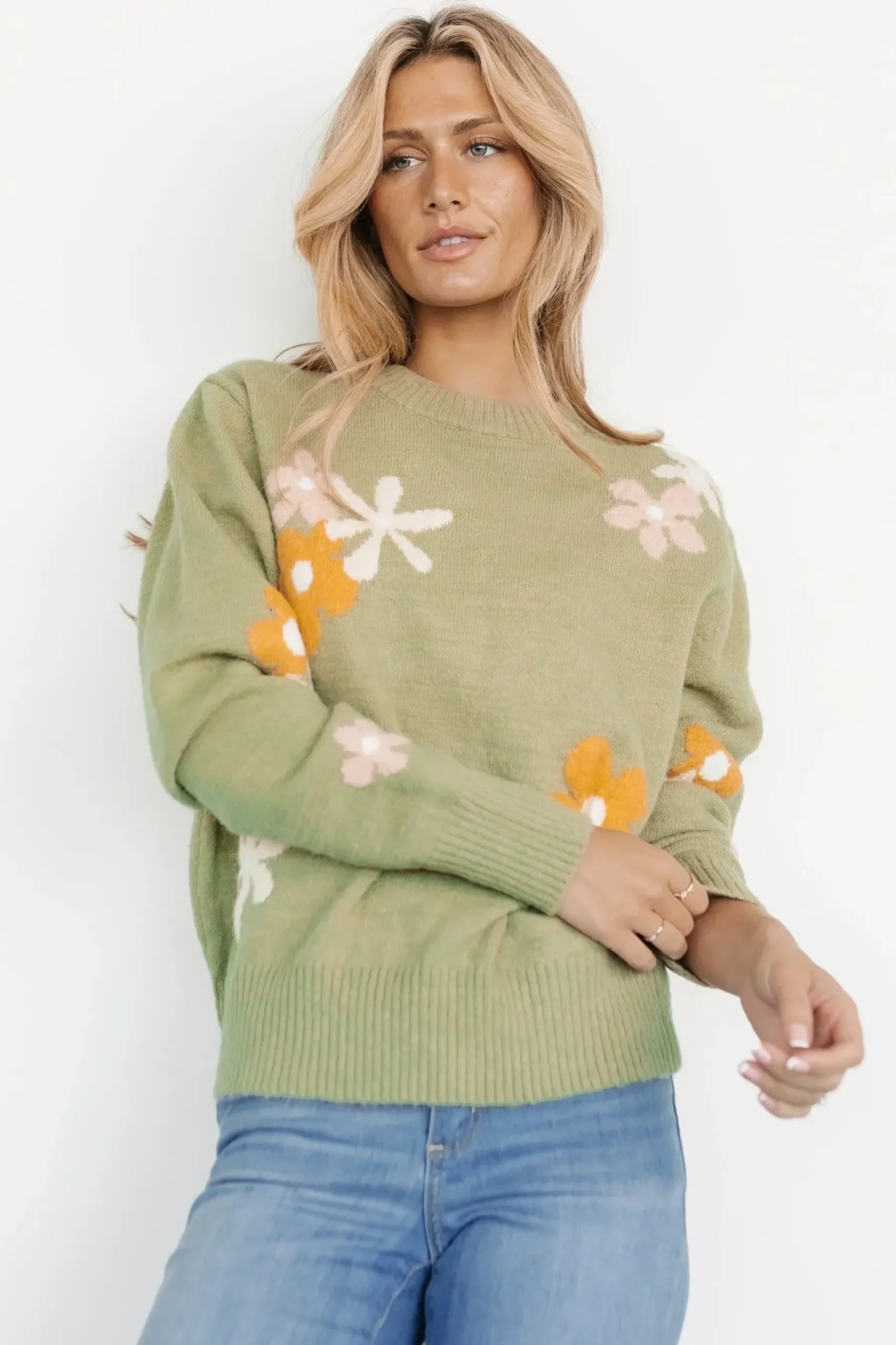 Baltic Born COMING SOON|Roxy Sweater | Sage Flower