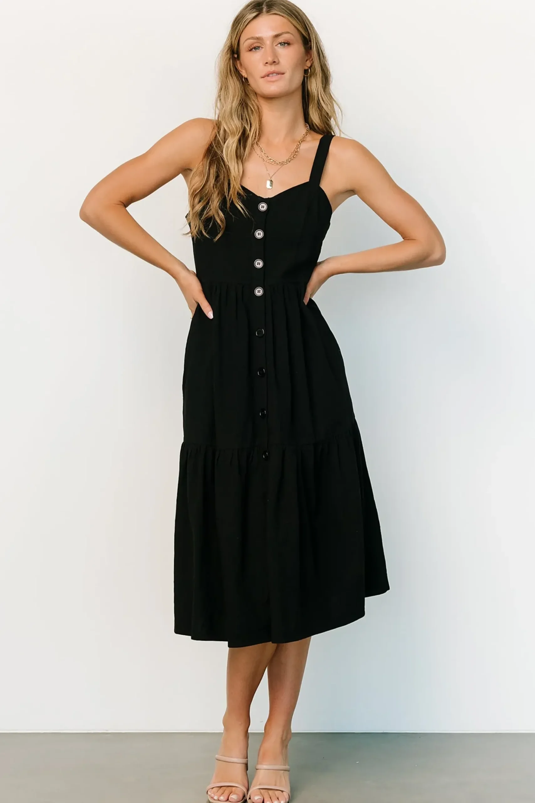 Baltic Born midi dresses|Sammy Tank Midi Dress | Sage