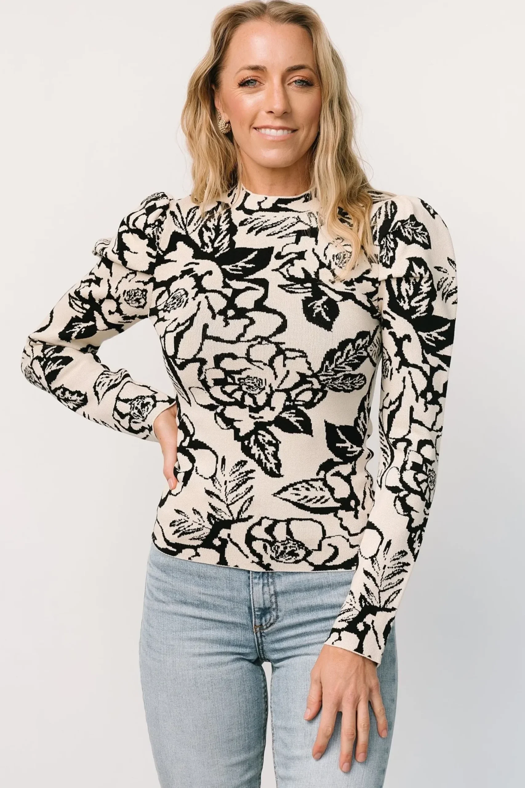 Baltic Born TOPS|blouses + shirts|Sebastian Sweater | Black Multi