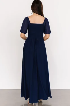 Baltic Born WEDDING SUITE|wedding guest|Sierra Sweetheart Maxi Dress | Navy
