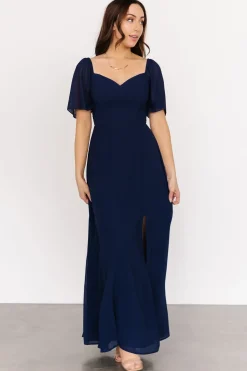 Baltic Born WEDDING SUITE|wedding guest|Sierra Sweetheart Maxi Dress | Navy