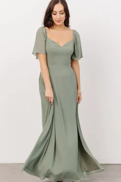 Baltic Born WEDDING SUITE|wedding guest|Sierra Sweetheart Maxi Dress | Eucalyptus