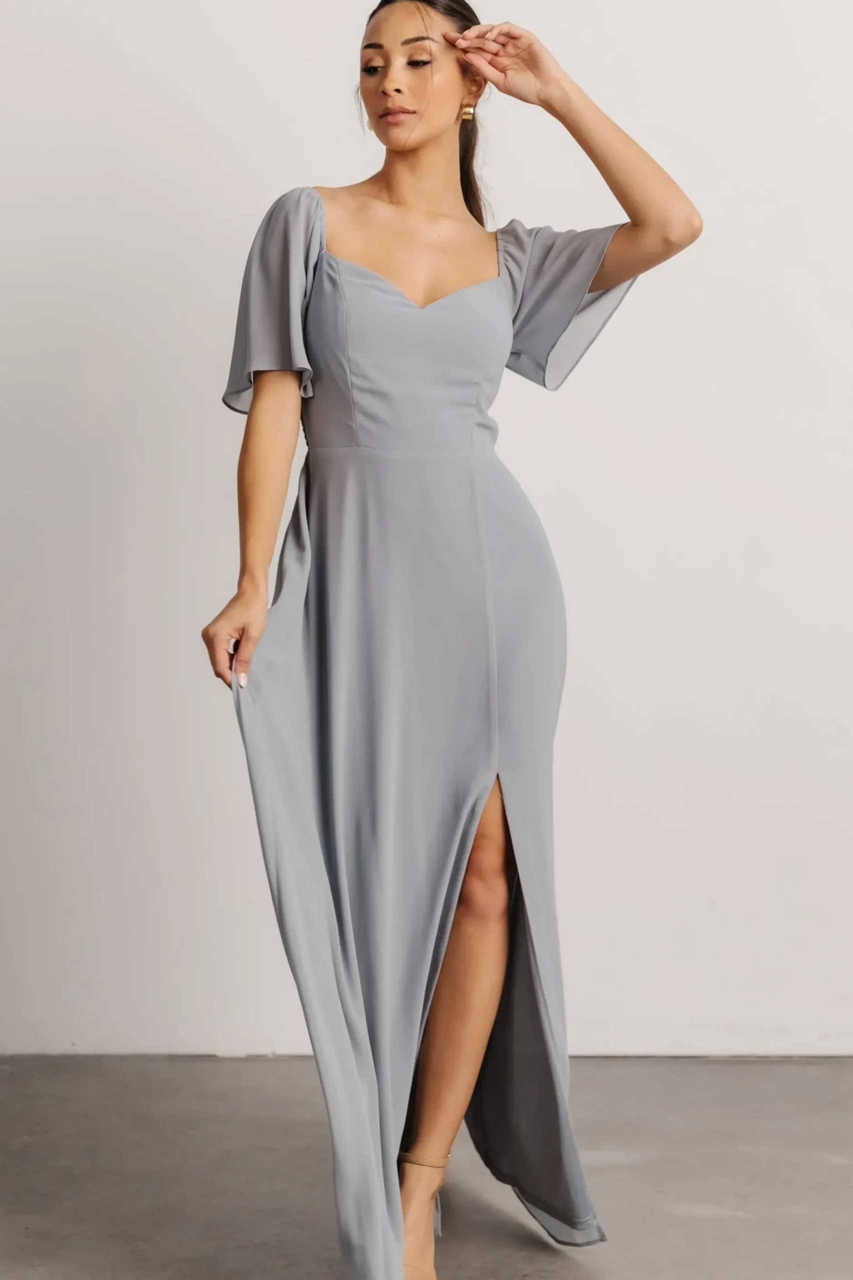 Baltic Born WEDDING SUITE|wedding guest|Sierra Sweetheart Maxi Dress | Light Blue