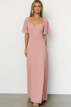 Baltic Born WEDDING SUITE|wedding guest|Sierra Sweetheart Maxi Dress | Blush