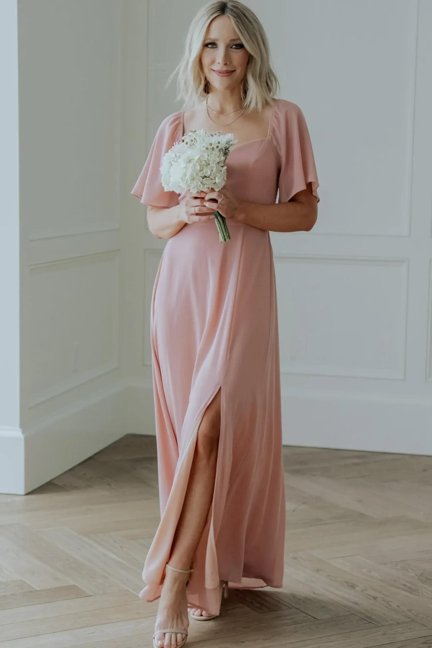 Baltic Born WEDDING SUITE|wedding guest|Sierra Sweetheart Maxi Dress | Blush