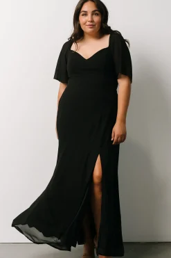Baltic Born WEDDING SUITE|wedding guest|Sierra Sweetheart Maxi Dress | Black