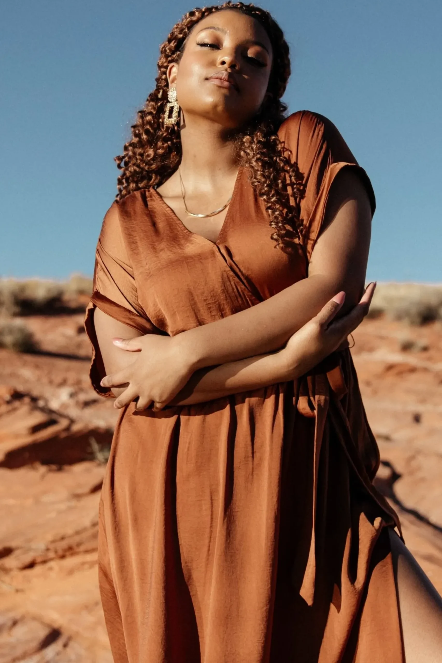 Baltic Born maxi dresses|Sorenson Maxi Dress | Bronze