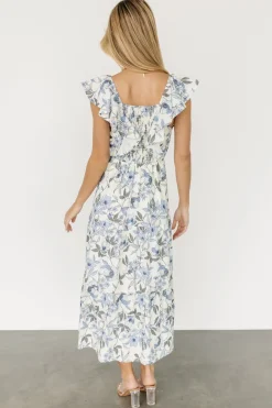 Baltic Born COMING SOON|Sorrento Ruffle Dress | Blue Floral