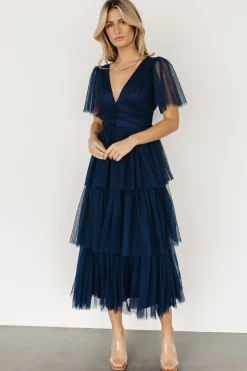 Baltic Born COMING SOON|Starlet Tiered Maxi Dress | Midnight Blue