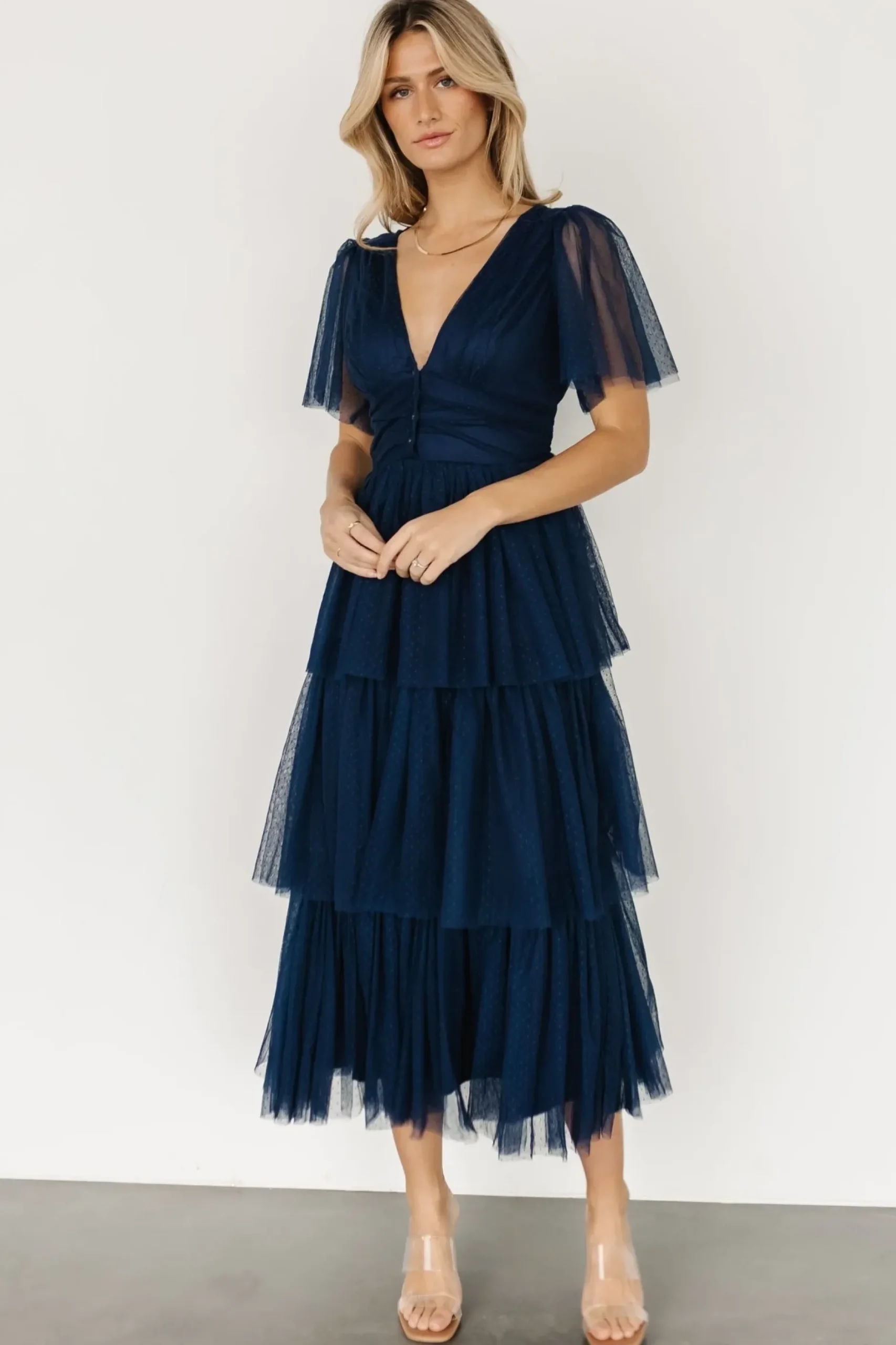 Baltic Born COMING SOON|Starlet Tiered Maxi Dress | Midnight Blue