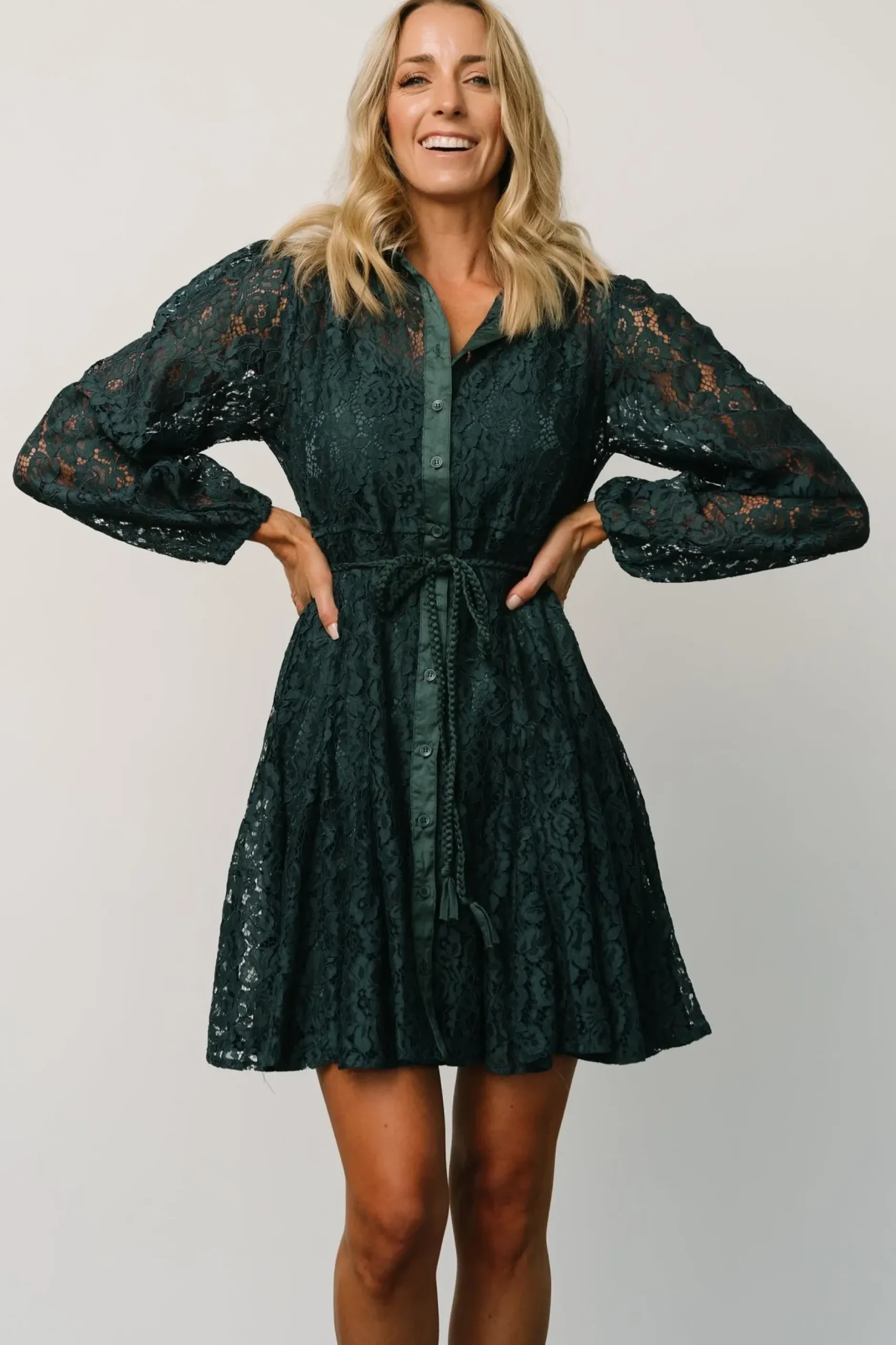 Baltic Born short dresses|Stefan Lace Short Dress | Jade