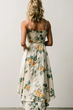Baltic Born SALE|Steffi Tulip Wrap Dress | Ivory Floral