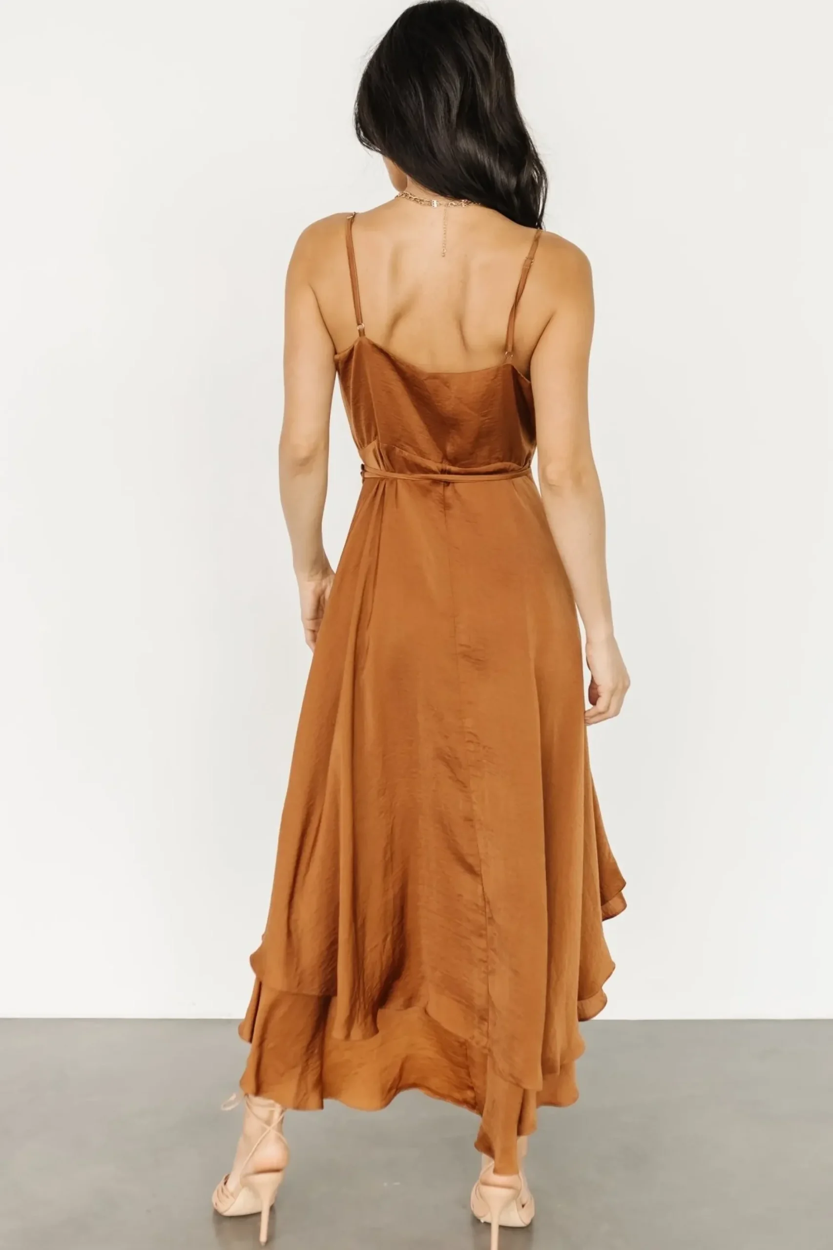Baltic Born SALE|Steffi Tulip Wrap Dress | Bronze