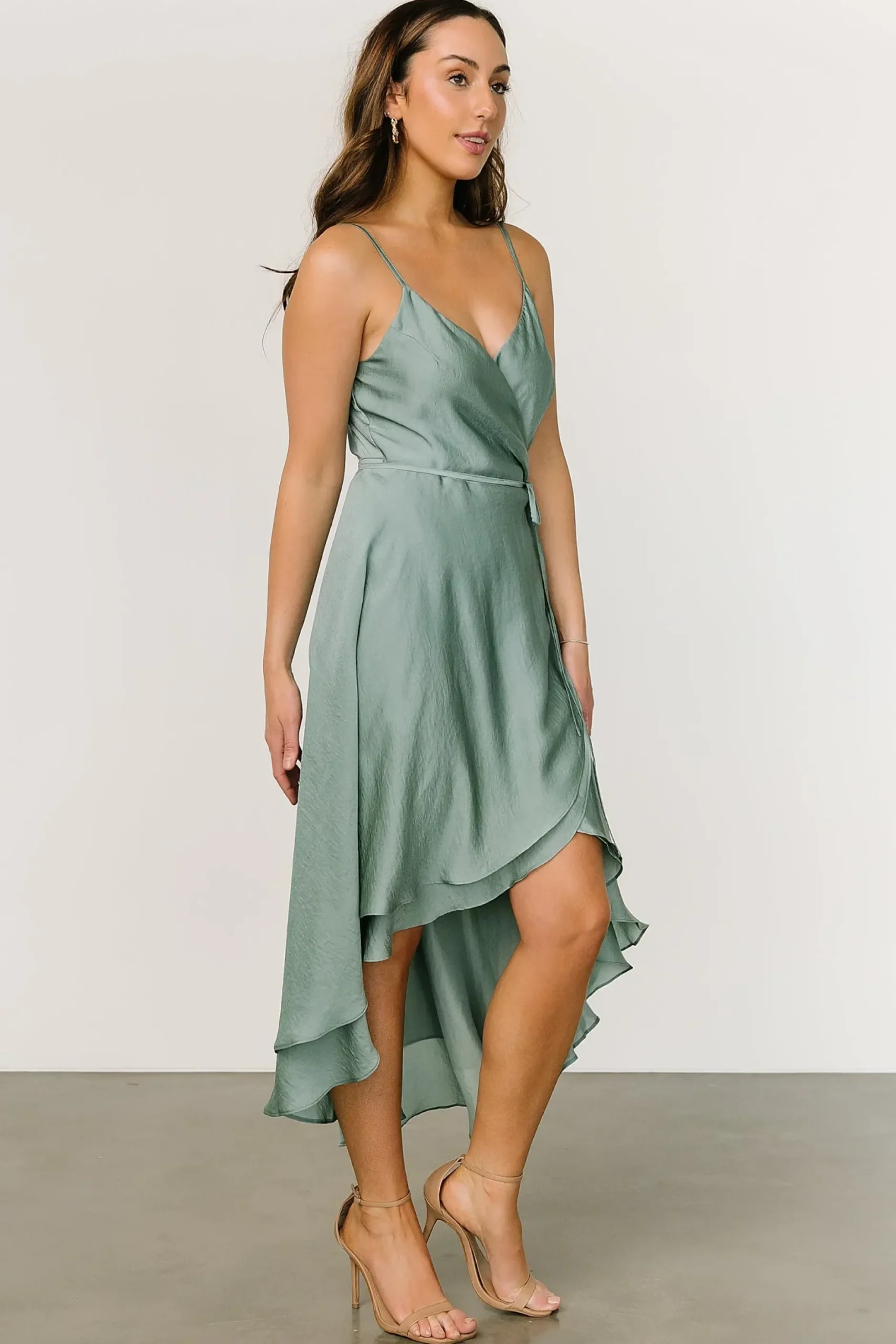 Baltic Born SALE|Steffi Tulip Wrap Dress | Eucalyptus