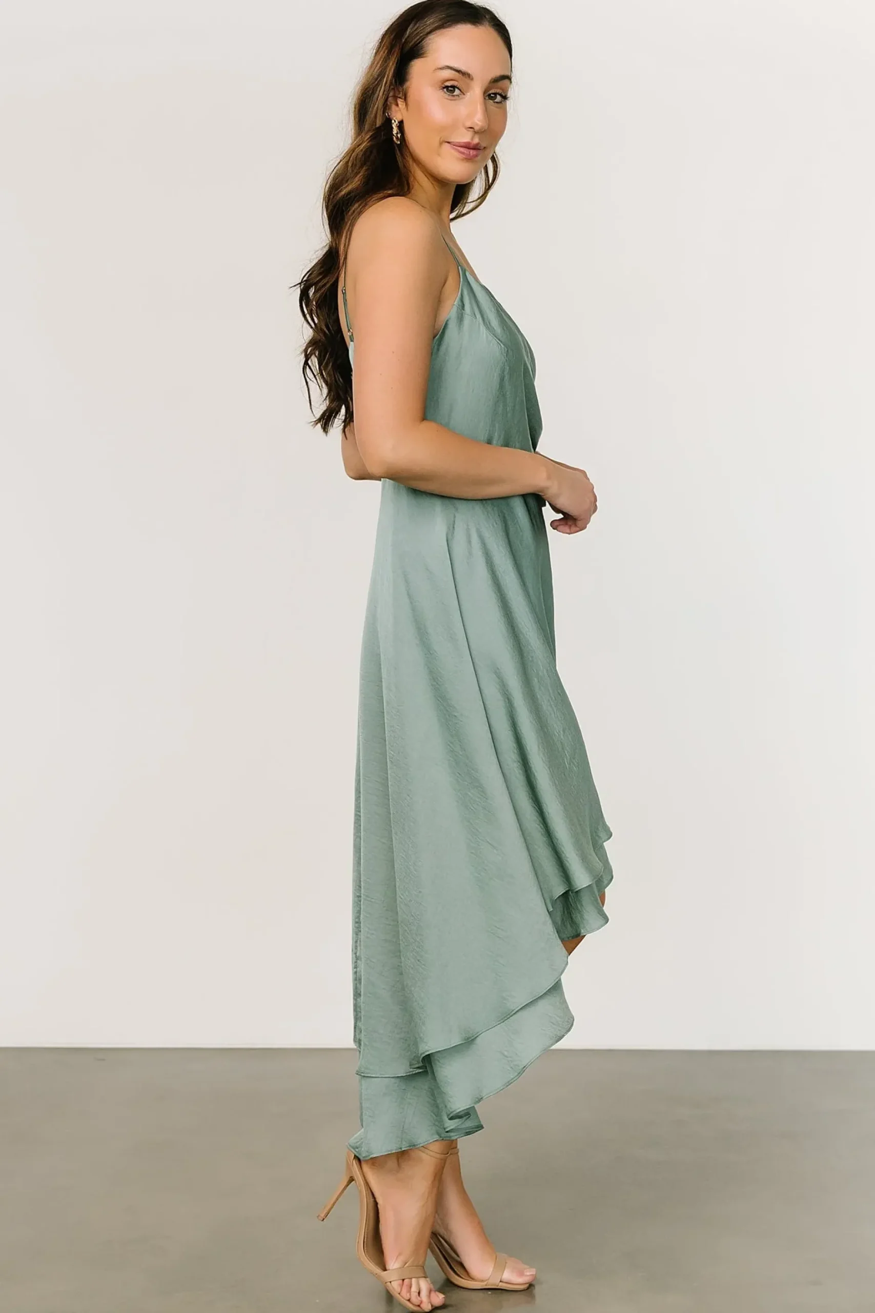 Baltic Born SALE|Steffi Tulip Wrap Dress | Eucalyptus