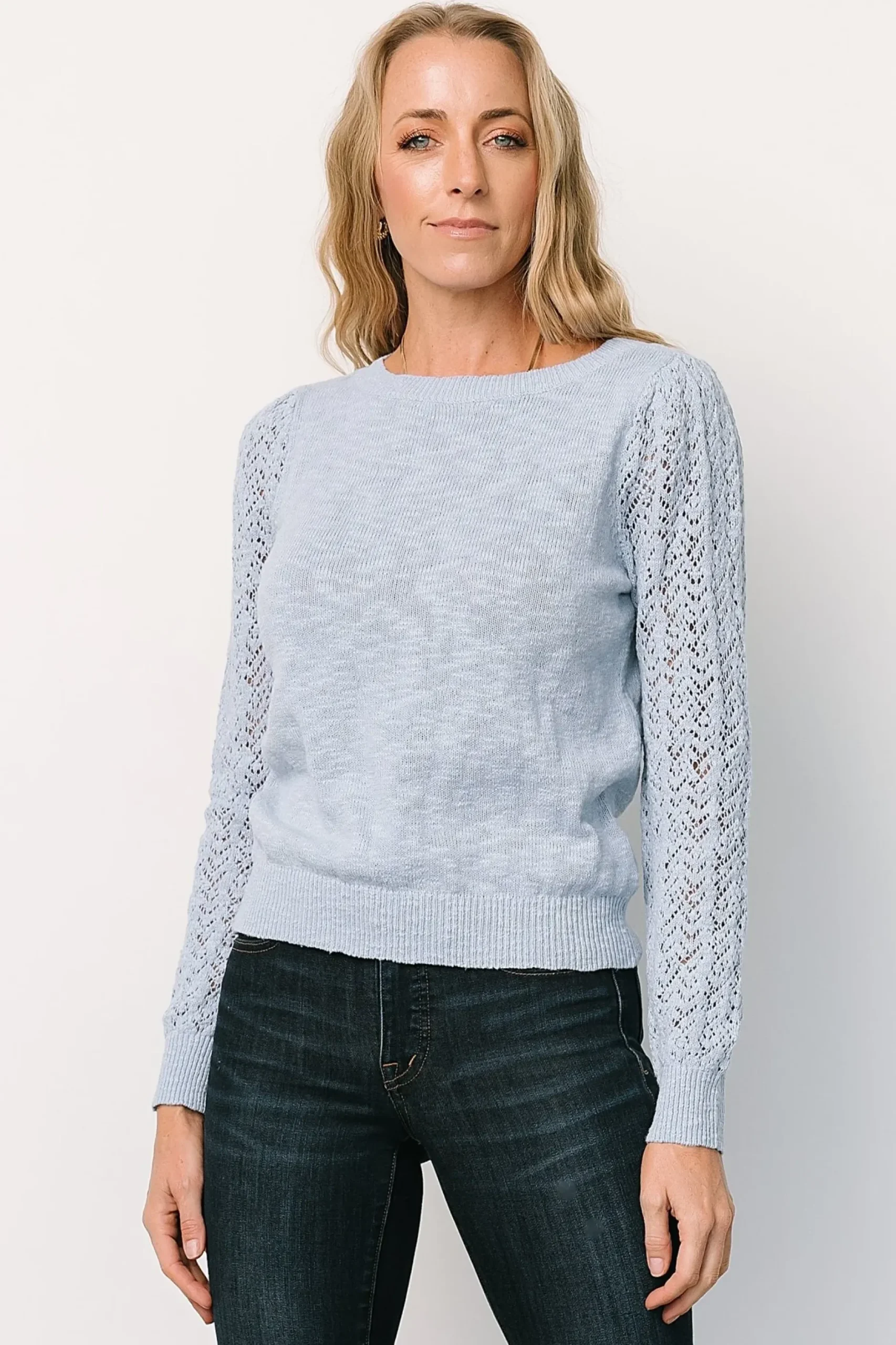 Baltic Born sweaters|Stephen Sweater Top | Blue