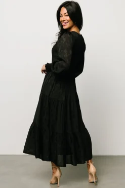 Baltic Born WEDDING SUITE|wedding guest|Stockholm Smocked Dress | Black