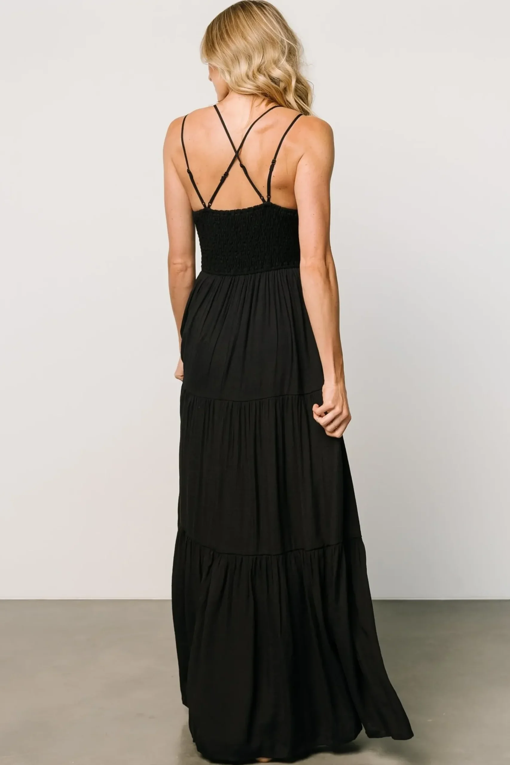 Baltic Born maxi dresses|WEDDING SUITE|Summerlin Lace Top Maxi Dress | Black