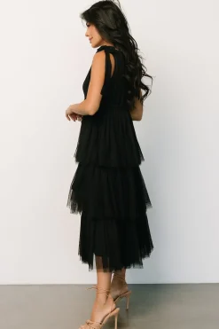Baltic Born tulle styles|Tessa Tiered Tulle Tank Dress | Black
