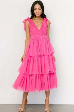 Baltic Born tulle styles|Tessa Tiered Tulle Tank Dress | White