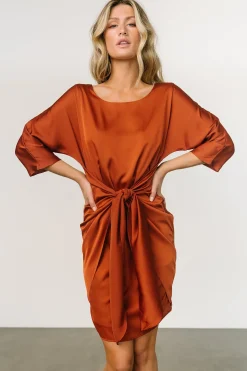 Baltic Born short dresses|Theo Mini Dress | Copper