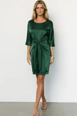 Baltic Born short dresses|Theo Mini Dress | Hunter Green