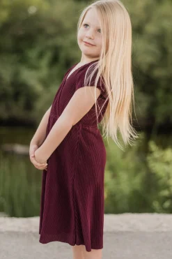Baltic Born flower girl|Toddler Athena Pleated Midi Dress | Mulberry