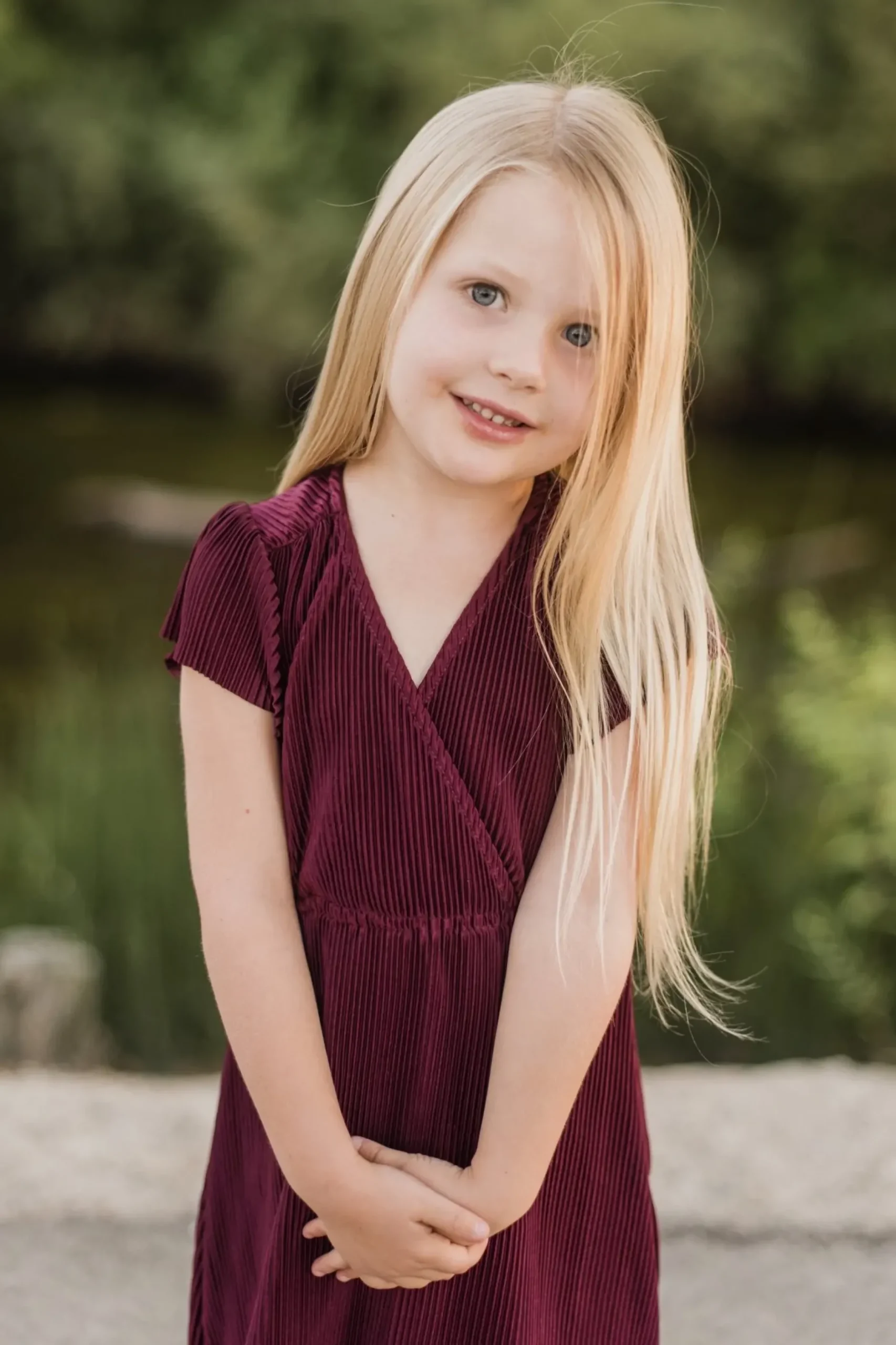 Baltic Born flower girl|Toddler Athena Pleated Midi Dress | Mulberry