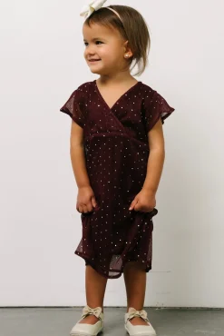 Baltic Born embellished + sequined|Toddler Grace Sparkle Gown | Mulberry