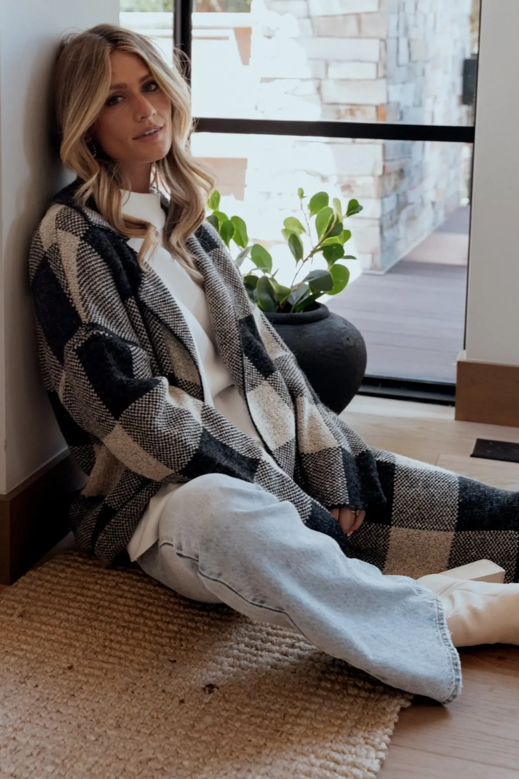 Baltic Born sweaters|cardigans|Toronto Cardigan | Black + Taupe