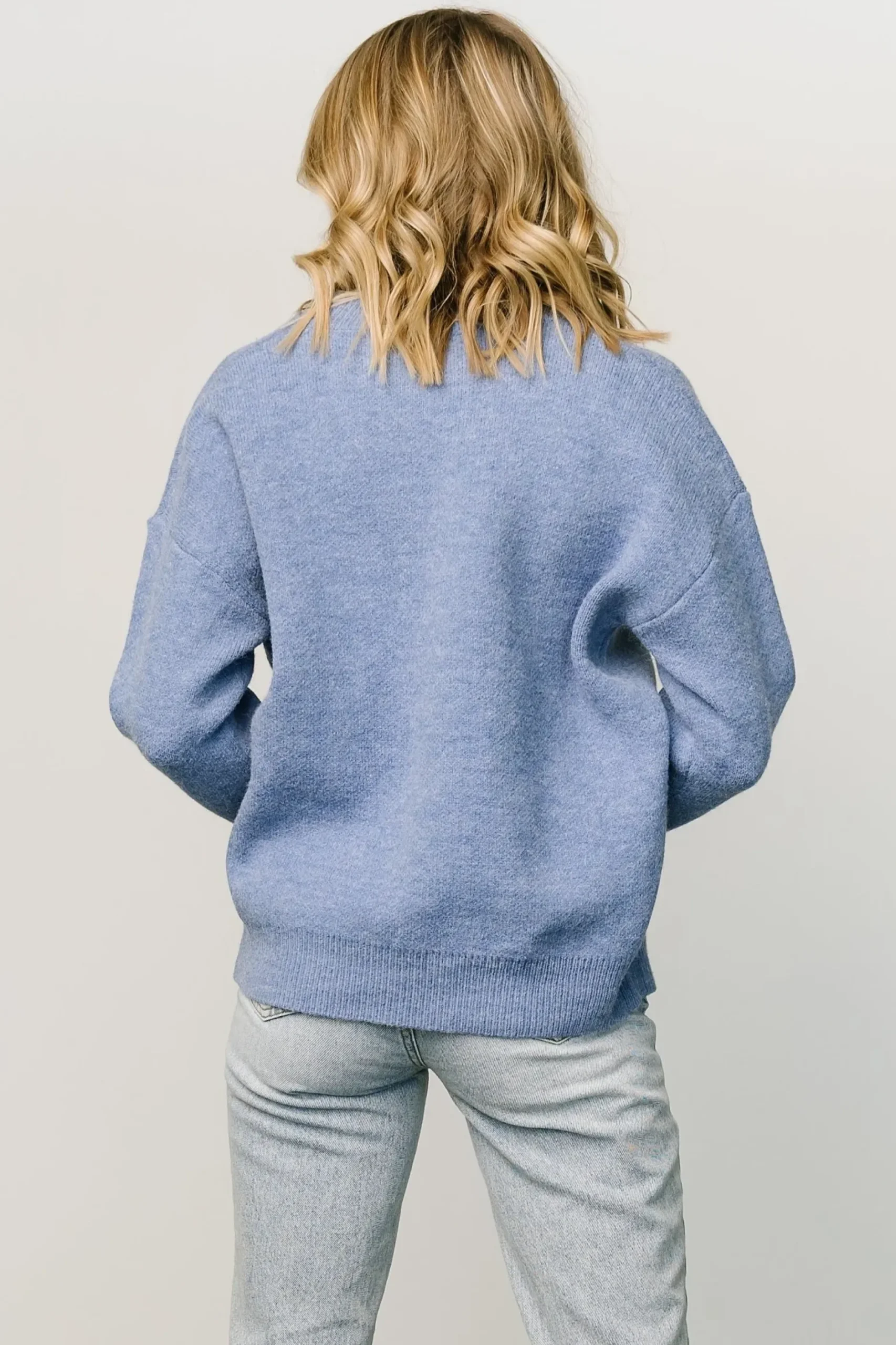 Baltic Born sweaters|Tyson Knit Sweater | Blue