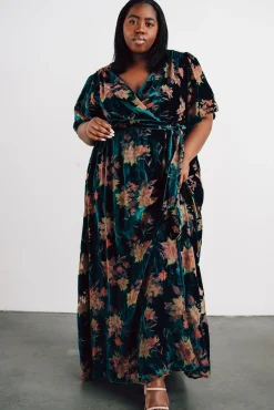Baltic Born maxi dresses|WEDDING SUITE|Uma Velvet Maxi Dress | Jade Floral