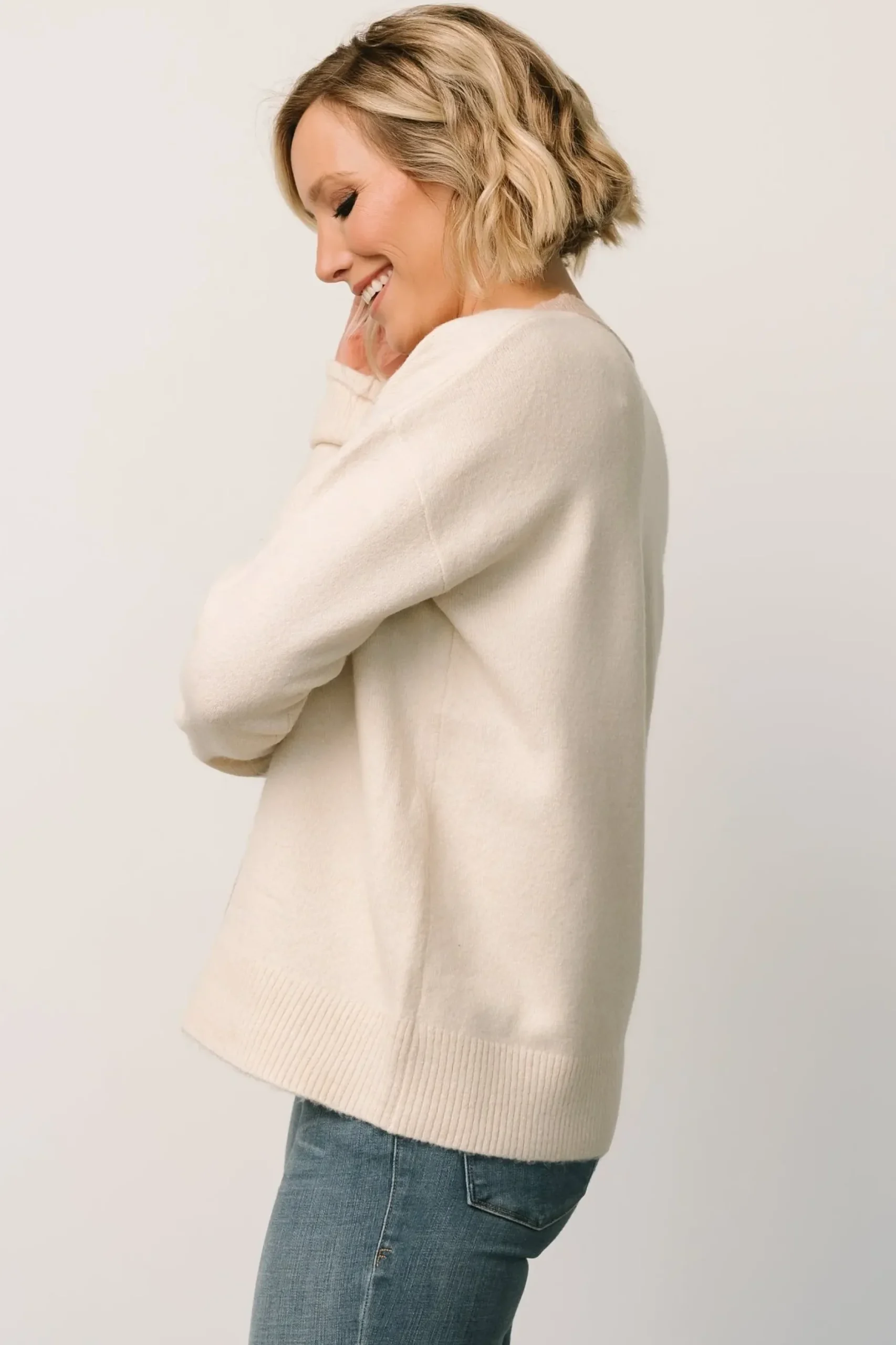 Baltic Born cardigans|Verna Button Cardigan | Cream