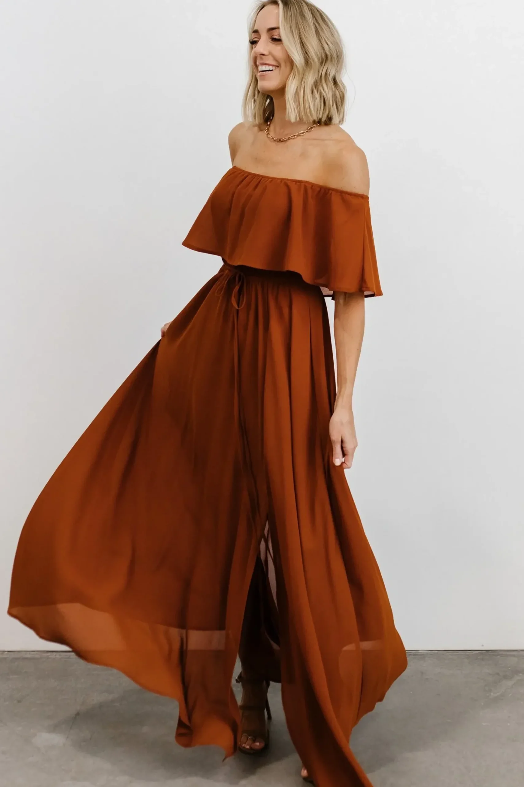 Baltic Born maxi dresses|WEDDING SUITE|Victoria Off Shoulder Maxi Dress | Spice